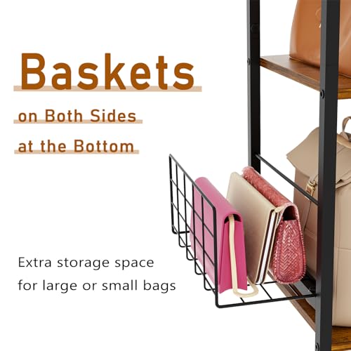 koozuuyk 4-Tier Purse Organizer for Closet with 3 Si | All Products - Image 6
