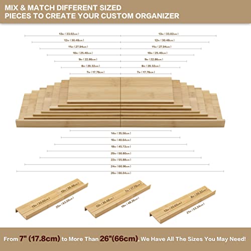 Bamboo Spice Rack Drawer Organizer - Image 6