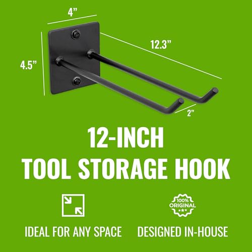 StoreYourBoard Garage Garden Tool Wall Mount Hook, Garage - Image 3