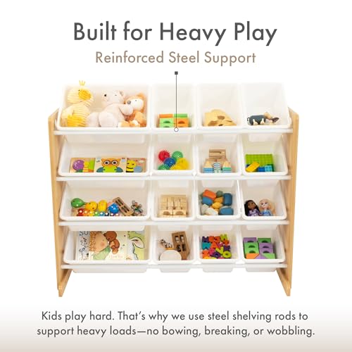 Humble Crew Kids Toy Organizer with 16 Bins, 4 Tier - Image 6