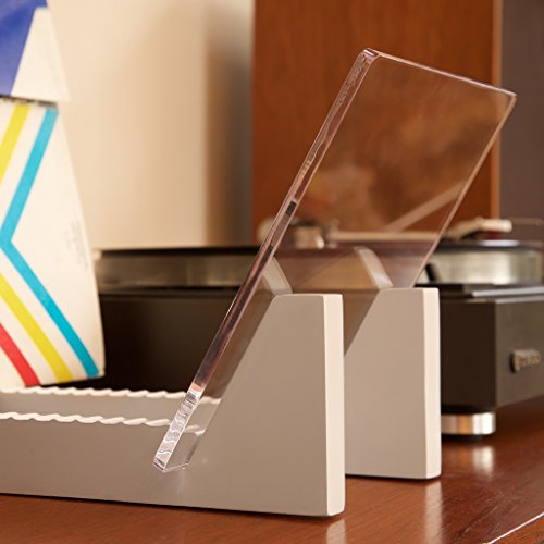Vinyl Record Storage - Solid Wood with Crystal Clear - Image 7
