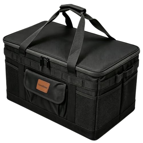 57L Tactical Camping Storage Bag - Black, Waterproof - Image 2
