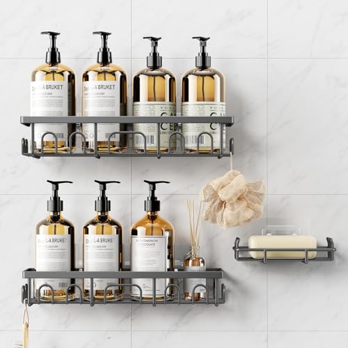 Shower Caddy, 3 Pack Shower Shelves for Inside Bathr | All Products - Image 2