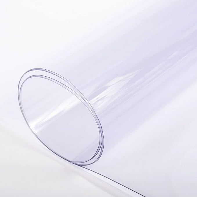 Farm Plastic Supply - Clear Vinyl Sheeting - 80 Mil - Vinyl Plastic Sheeting, Clear Vinyl Roll, Clear Vinyl Sheet for Storm Windows, Clear Vinyl, Covering, Tablecloth Protector (6.5' x 100')