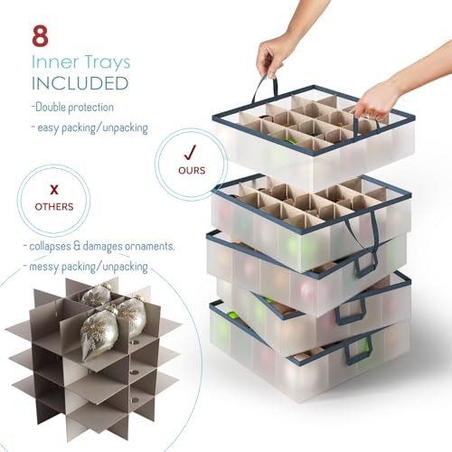 Large Christmas Ornament Storage Box | Home Organization - Image 5