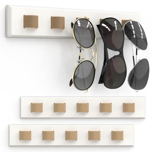 Durmmur Wooden Sunglass Organizer, Wall Mount/3M Adh | All Products - Image 2