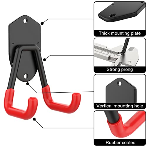 WALMANN 12 PCS Garage Storage Hooks, Wall Mounted Utility Hooks - Image 5