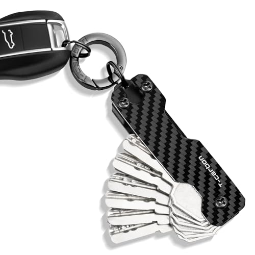 T-carbon Carbon Fiber Key Organizer, Compact Holder | All Products - Image 2