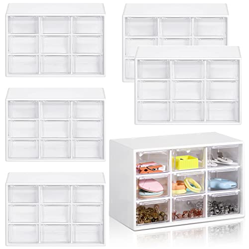 Amyhill 6 Pcs Mini Drawer Organizer Small Organizer with 9 - Image 2