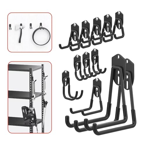 WALMANN Garage Storage Hooks, Wall Mount Utility Hooks for Tools - Image 2