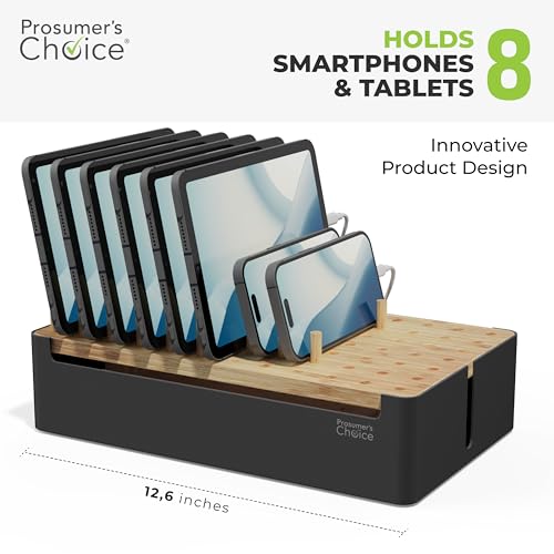 Prosumer's Choice Bamboo Charging Station for Multiple Devices - Image 5