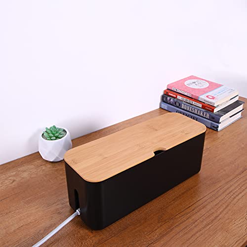 Changsuo Cable Management Box Small White Cable Organizer - Image 8
