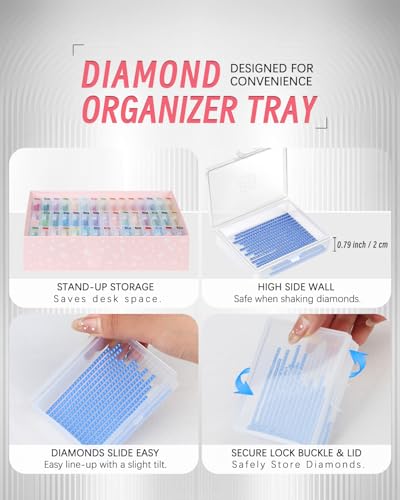 forever young 45PCS Diamond Painting Storage Containers Trays - Image 6