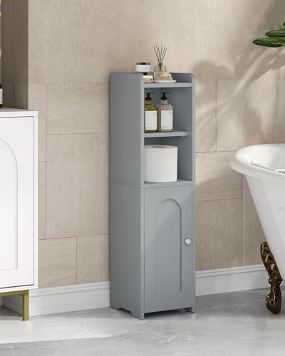 Hzuaneri Bathroom Storage Cabinet, Narrow Toilet Paper - Image 4