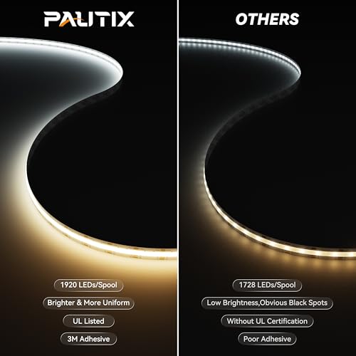 PAUTIX COB LED Strip Light White CCT Tunable, Super Bright - Image 6