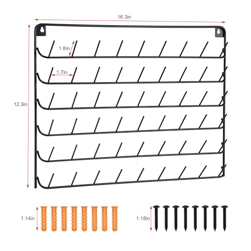 4 pack thread holder wall mount，54 spools sewing thread - Image 3