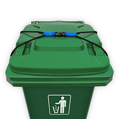 PAHTTO Trash Can Lock, Lid Lock for 30-51 Gal Outdoor | Pet Essentials - Image 2