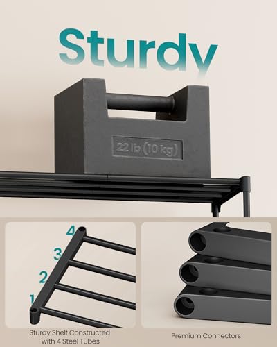 SONGMICS Shoe Rack, 5-Tier Shoe Organizer, Metal Storage Shelf - Image 6
