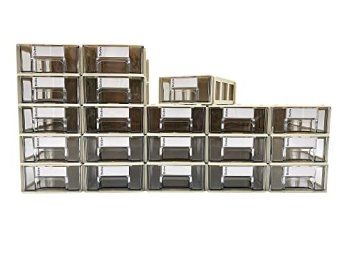 Stackable Storage Drawers Set of 20 with Dividers | Home Organization - Image 7
