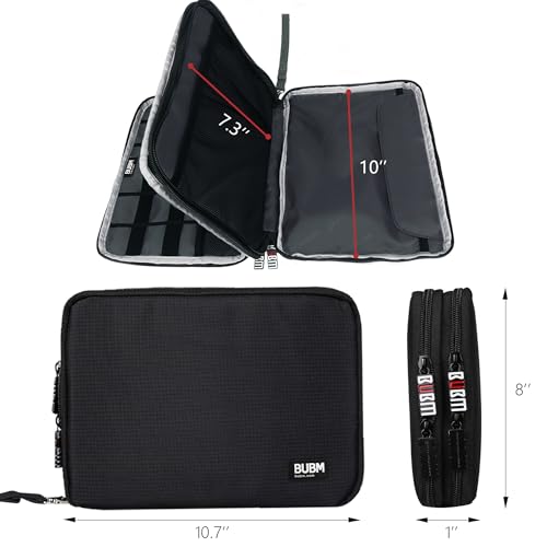 BUBM Double Layer Electronics Organizer/Travel Gadget Bag - Image 6