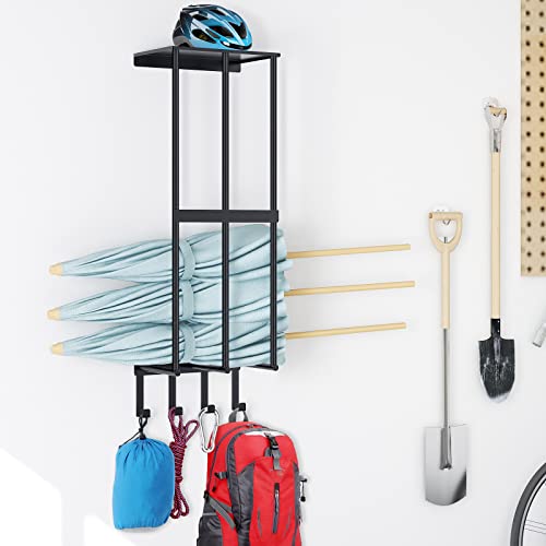 Camping Chair Wall Storage for Garage, Metal Camping Chair - Image 6