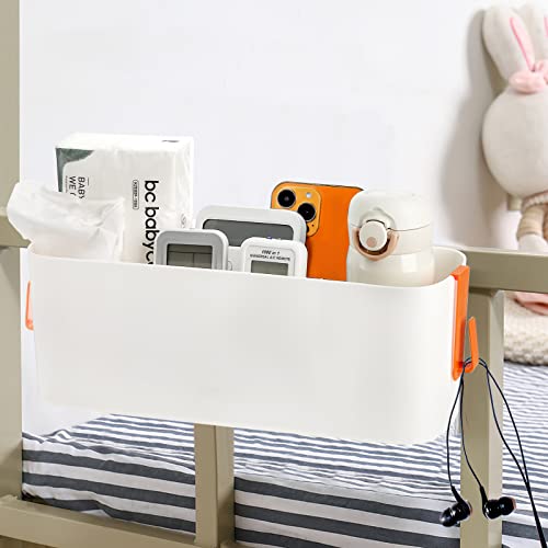 Yopay 2 Pack Bedside Caddy Organizer, Plastic Bunk Bed Shelf - Image 3