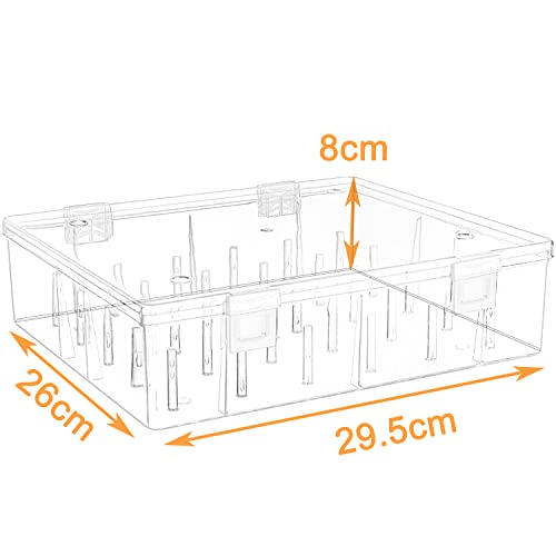 New brothread 30 Spools Tall and Clear Storage Box Organizer - Image 6