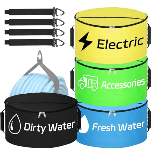 Nilight 4 Pack RV Hose Storage Bag, Waterproof Utility Organizer - Image 2