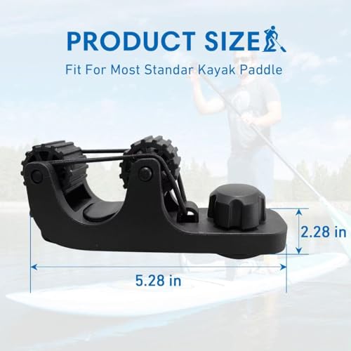 Kayak Paddle Holder, Multifunctional Track Mount Accessory - Image 3