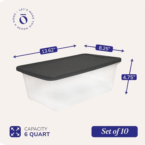 HOMZ Snaplock, Small Clear Plastic Storage Organizer | All Products - Image 5