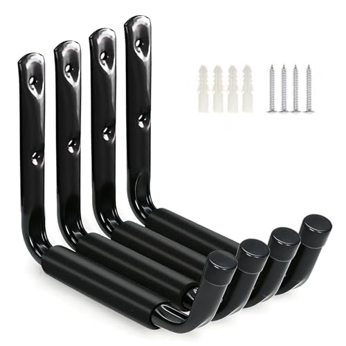 Black Duty Garage Wall Hooks: Alloy Steel with Rustproof - Image 2