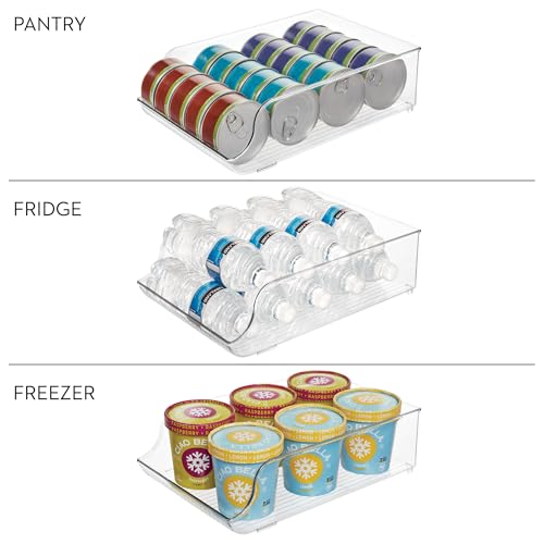 iDesign Plastic Water Bottle Organizer, Clear, 2-Pack - Image 7