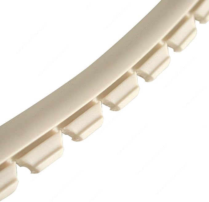 Sommerfeld's Off White Vinyl Glass Retainer Molding For Securing Glass in your Cabinet Doors and other applications