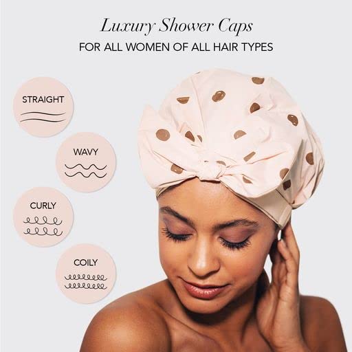 Kitsch Luxury Shower Cap for Women & Exfoliating Body Scrubber with Discount