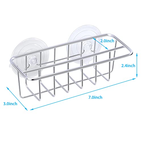 TESOT Sink Caddy Sponge Holder for Kitchen Sink Dish Cloth Hanger - Image 6