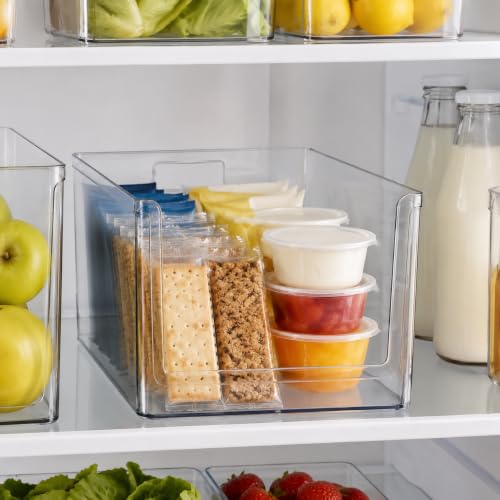 Extra Large Clear Open-Front Pantry Organizer Bin, 30.5x26.7x20.3 - Image 8