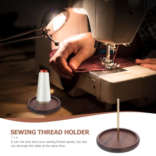 EXCEART Wooden Thread Spool Holder, Embroidery Rack - Image 7