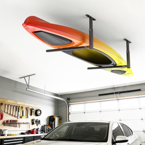 WALMANN Ceiling Kayak Storage Rack for Garage, Heavy-Duty - Image 3