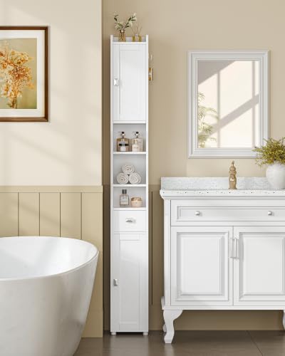 HEXCELEN Bathroom Storage Cabinet,Tall Narrow Bathroom - Image 7