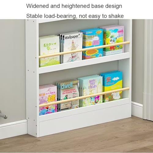 Behind Door Bookshelf Tall Narrow Book Shelf,Behind Door 3/4 Tier - Image 8