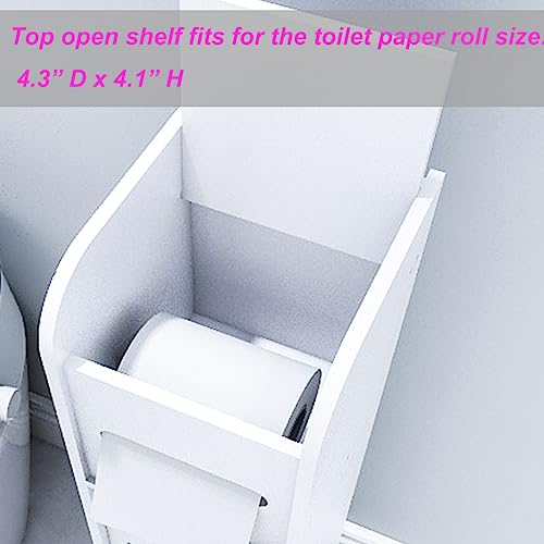 Small Bathroom Storage Cabinet, Over The Toilet Storage - Image 5