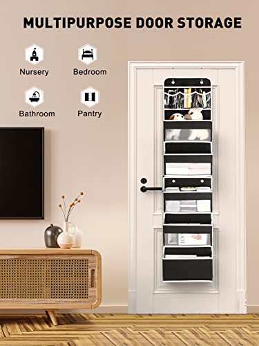 Yecaye 2-in-1 Over The Door Organizer for Nursery Closet - Image 6
