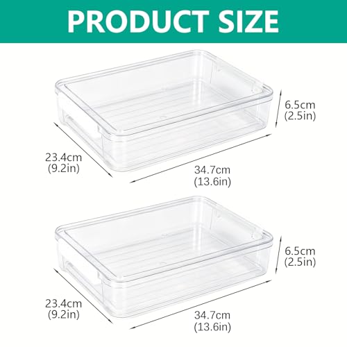 2 Pack Board Game Storage Box with Snap-Tight Latch Lid - Image 4
