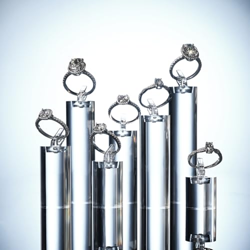 Oirlv Jewelry Display Stand Ring Showcase Transparent Acrylic 7 - Image 6