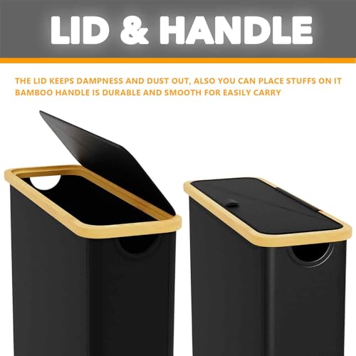 SpaceAid Extra Large Toilet Paper Storage with Lid, Hold - Image 5
