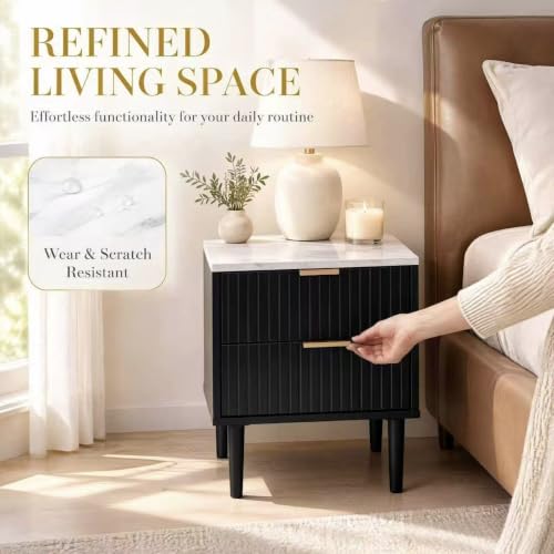 Night Stand, Bedside Tables Bedroom - Image 5
