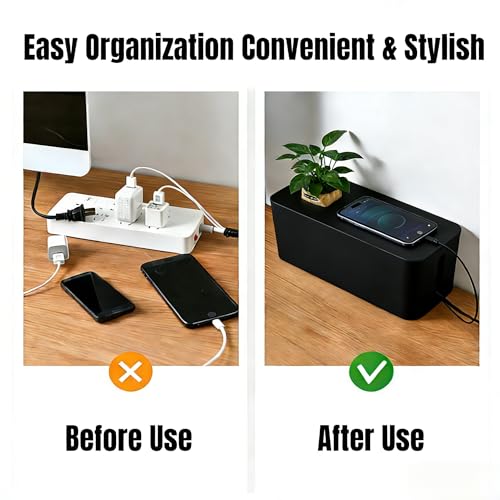 1 Large + 1 Small Cable Management Box Set – 2-Piece Cord - Image 5