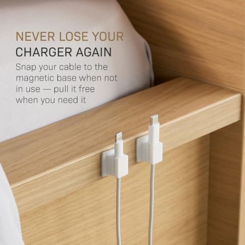 YAMAZAKI Home Smart Magnetic Cable Holders – Set of 5 Adhesive - Image 6