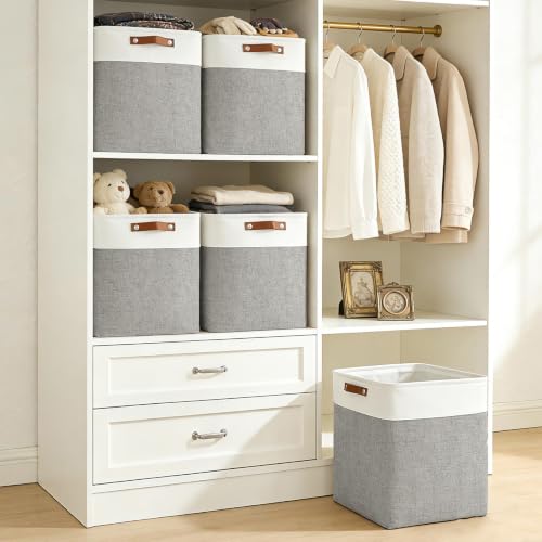 Large Fabric Storage Baskets | 50L Storage Bins | Home Organization - Image 3