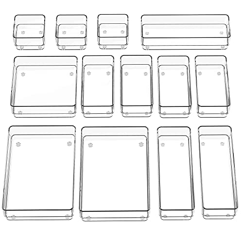 SMARTAKE 13 PCS Drawer Organizer 5-Size Desk Makeup | All Products - Image 2